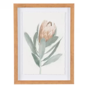 CUADRO IMPRESIÓN FLOR  PS/CRISTAL 30 X 2,50 X 40 CM