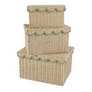 BAUL BICOLOR VERDE 55 x 40 x 32cm