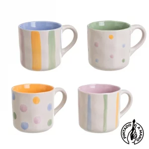 TAZA MUG 350 ML 4/M CERÁMICA 13 X 9 X 9 CM
