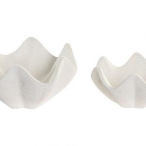 CENTRO MESA SET 2 CEMENTO 23,5X26X13 BLANCO