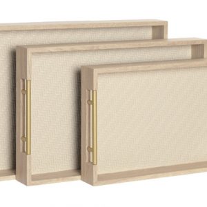 BANDEJA  MADERA 48X32X5,5 NATURAL