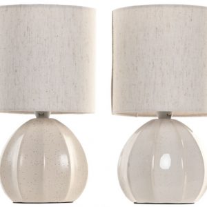 LAMPARA SOBREMESA CERAMICA LINO 15X15X28 2 modelos