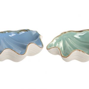 CENTRO MESA GRES 26X21X8 CONCHA 2 SURT.