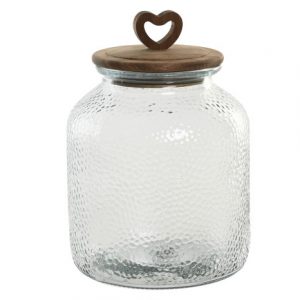 BOTE CRISTAL ACACIA 17,3X17,3X24,5 3.2L CORAZON