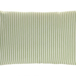 COJIN ALGODON 50X30 500 GR. FLECOS RAYAS VERDE