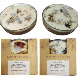 VELA CERA DE SOJA 13X13X4 200 GR. ESPECIAS 2 SURT. VE-228739