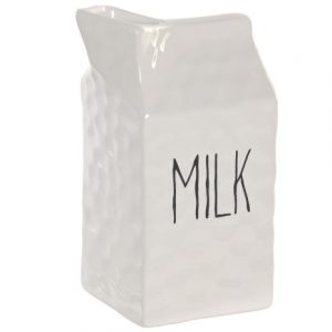 LECHERA PORCELANA 8,5X6,7X14 BLANCO