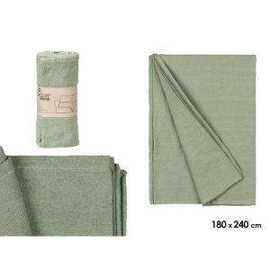 MULTIUSOS EVER RAYAS MENTA 180X240CM