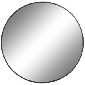 ESPEJO HIERRO CRISTAL 80X2X80 NEGRO