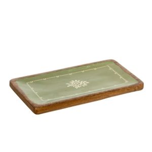 VACIABOLSILLOS RECTANGULAR M OLIVA 22.5 x 12.5 x 1.5cm